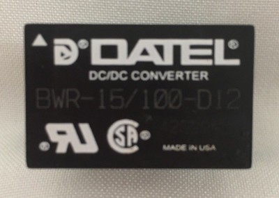 New DATEL BWR 15/100-D12 DC/DC Converter lot of 2