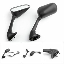 Motorcycle Mirrors For Yamaha YZF 600 R6 2003-2005 YZF R6S 2006-2008 Black H7