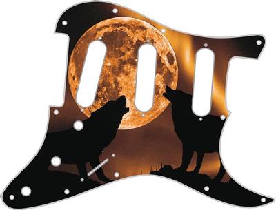 Stratocaster Schlagbrett Custom Fender SSS 11 Loch Gitarre Pick Guard Mojo Moon