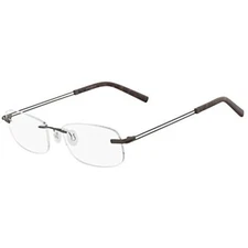 NEW MARCHON AIRLOCK DIGNITY 203 301 Olive Titanium Eyeglasses 53mm with Case