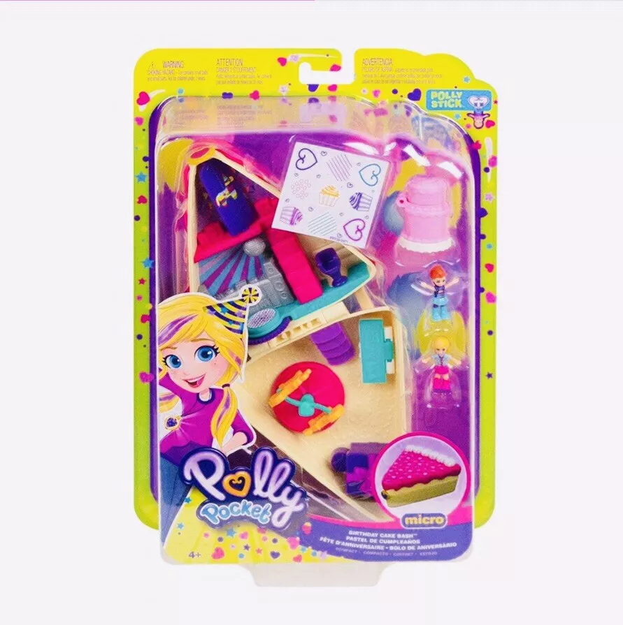 Conjunto Bolo Festa De Aniversário Polly Pocket Original