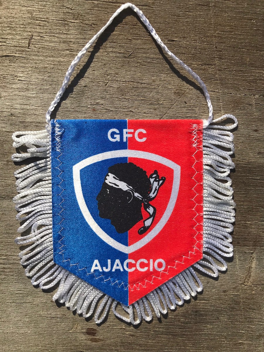 GFC Gazelec Ajaccio fanion vintage foot football pennant