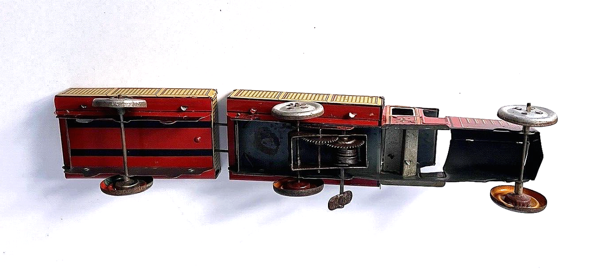 Ingap Camion Mecanique et Remorque 38Cm Superbe Etat d