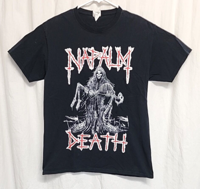 NAPALM DEATH 2018 North American Tour Grindcore Metal Concert T