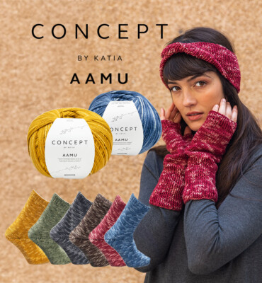 AAMU Socks 6-fach-Wolle mit 20% Seide -Premium Socks & More -CONCEPT BY KATIA