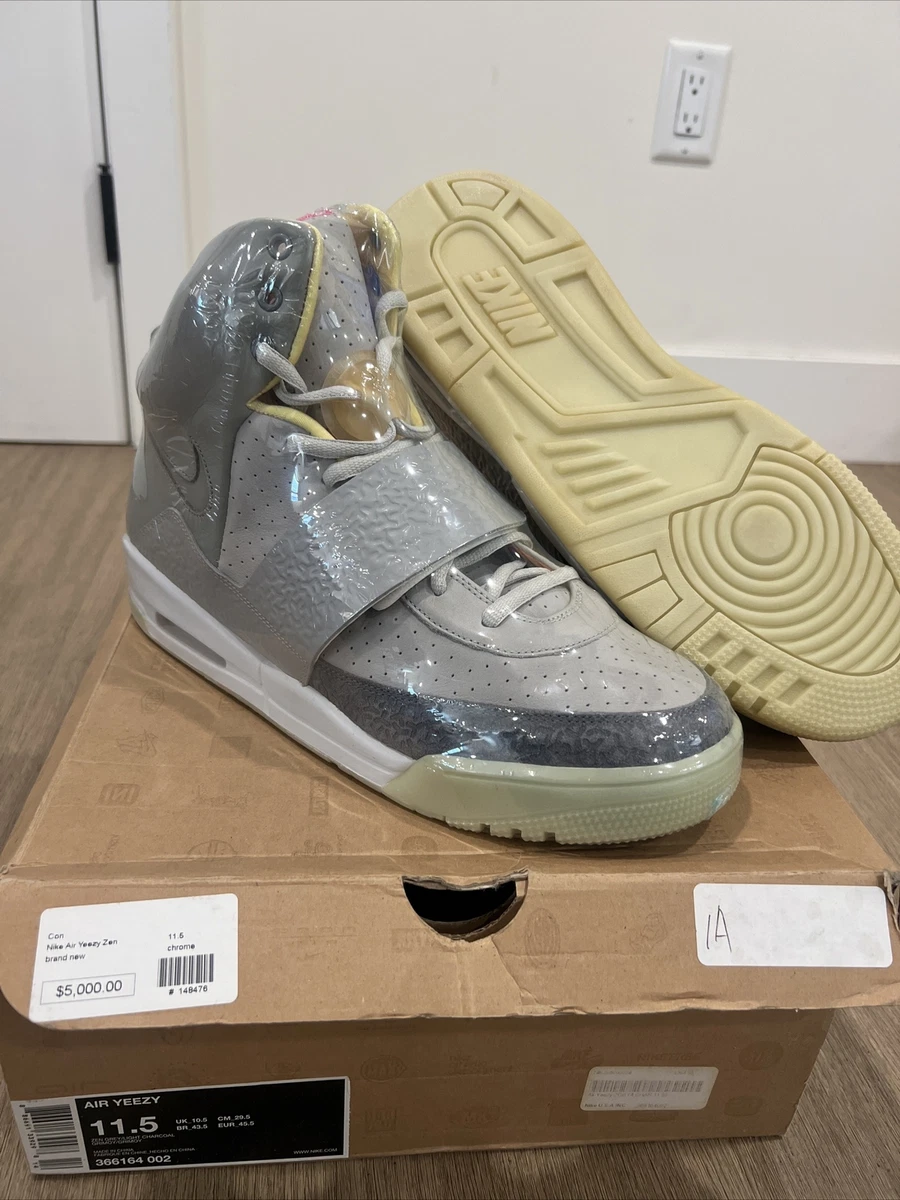 NEW DS Nike Air Yeezy 1 Zen Grey Kanye US sz 11.5 FREE SHIPPING