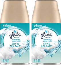 Glade Automatic Spray Refill, Air Freshener for Home and Bathroom, Sky & Sea Sal