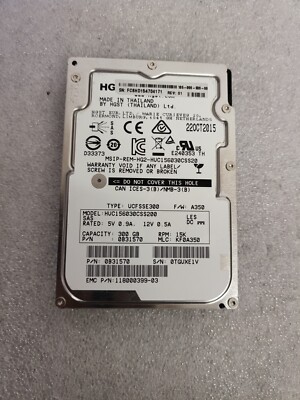 Hitachi HUC156030CSS200 300GB 15K SAS 2.5