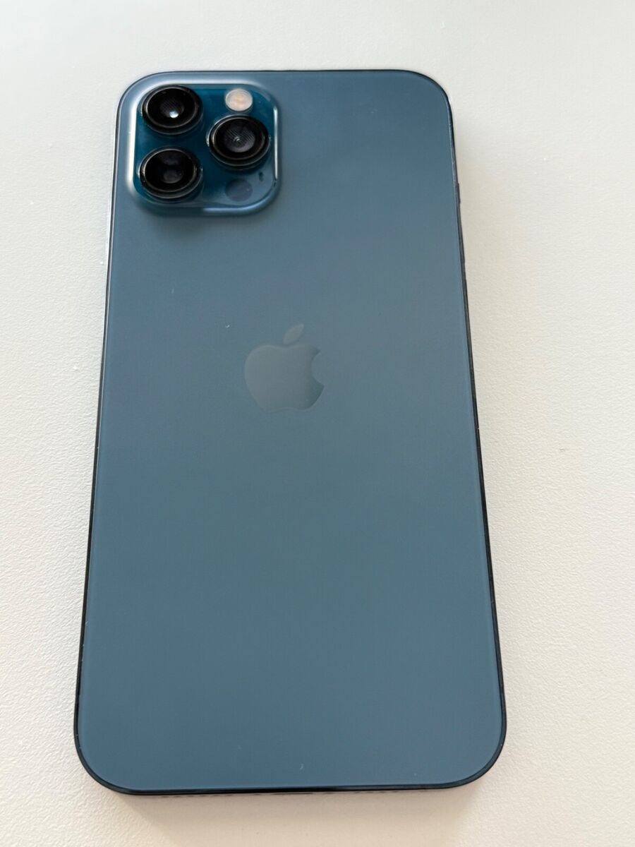 Apple iPhone 12 Pro Max - 128 GB - Pacific Blue (Unlocked Apple iPhone 12 Pro Max - 128 GB - Pacific Blue (Unlocked