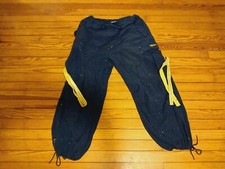 Caffeine Rave Skate Baggy 90s Vintage Cargo Pants Dark Blue 34