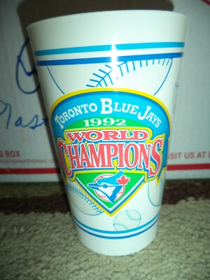 1992 World Champions Toronto Blue Jays Skydome Plastic Cup