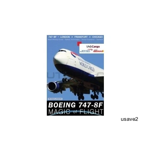 BRITISH AIRWAYS CARGO BOEING 747-8F Aircraft COCKPIT DVD Video-Brand New Sealed - Image 3 of 4