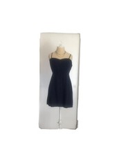 mini dresses for women size M- Casual Dark Blue -