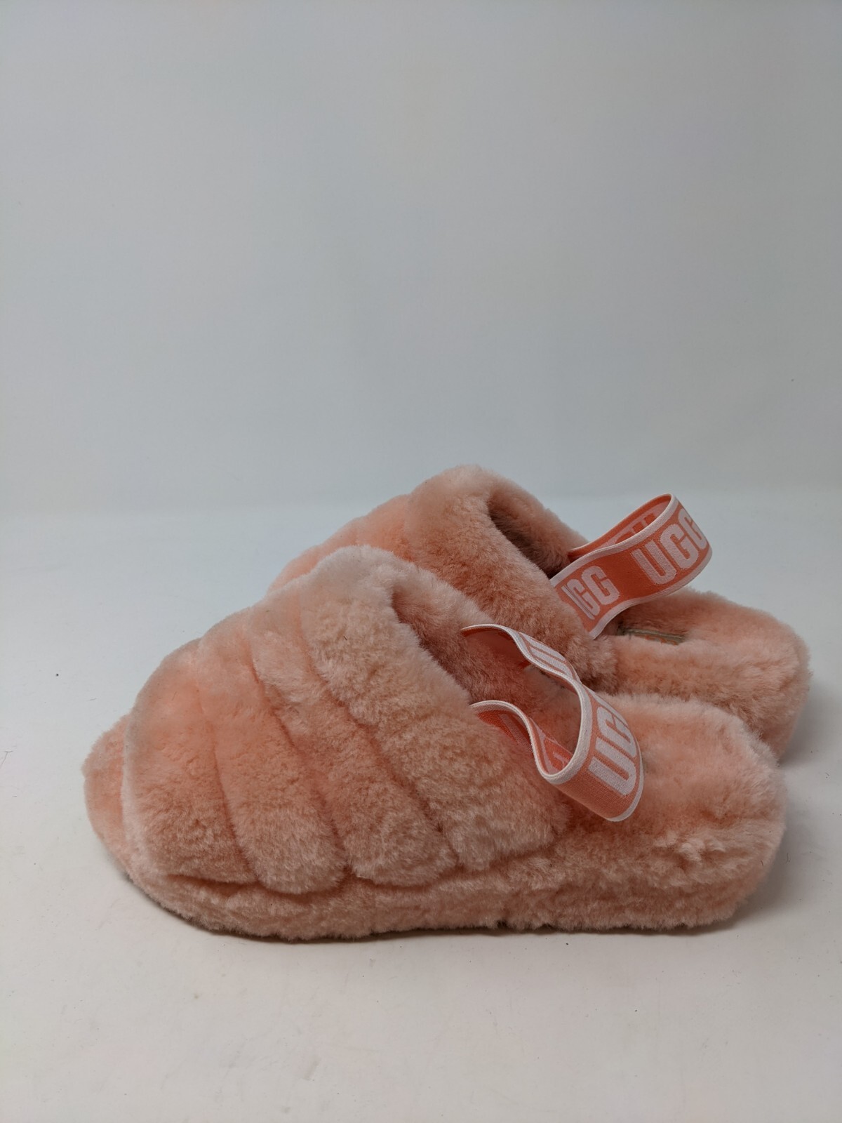 UGG Women's Fluff Yeah Slide Slipper Peach Size 7 US | eBay