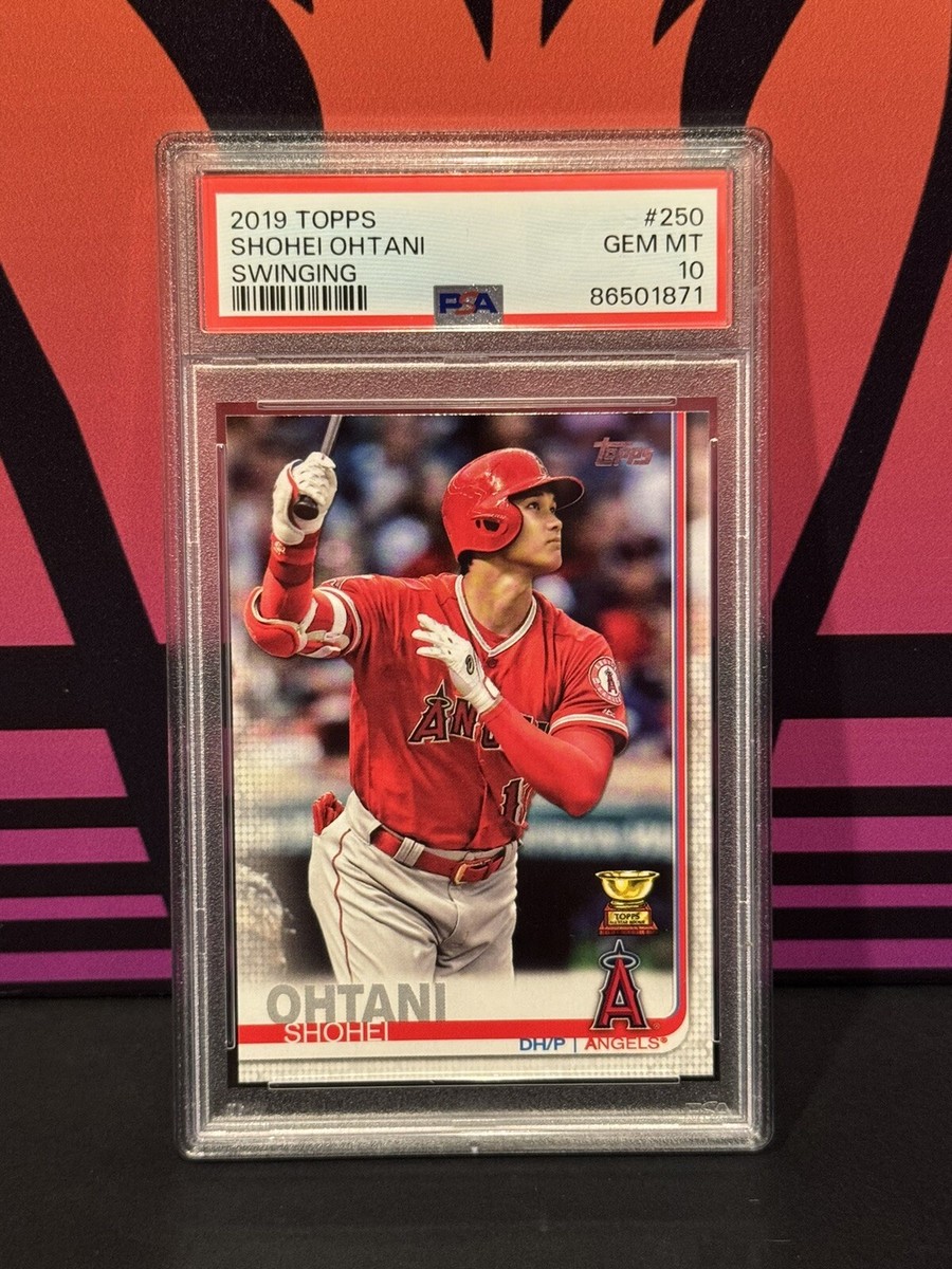 PSA 10 Shohei Ohtani 2018 TOPPS FIRE HOT STARTS GOLD MINTED