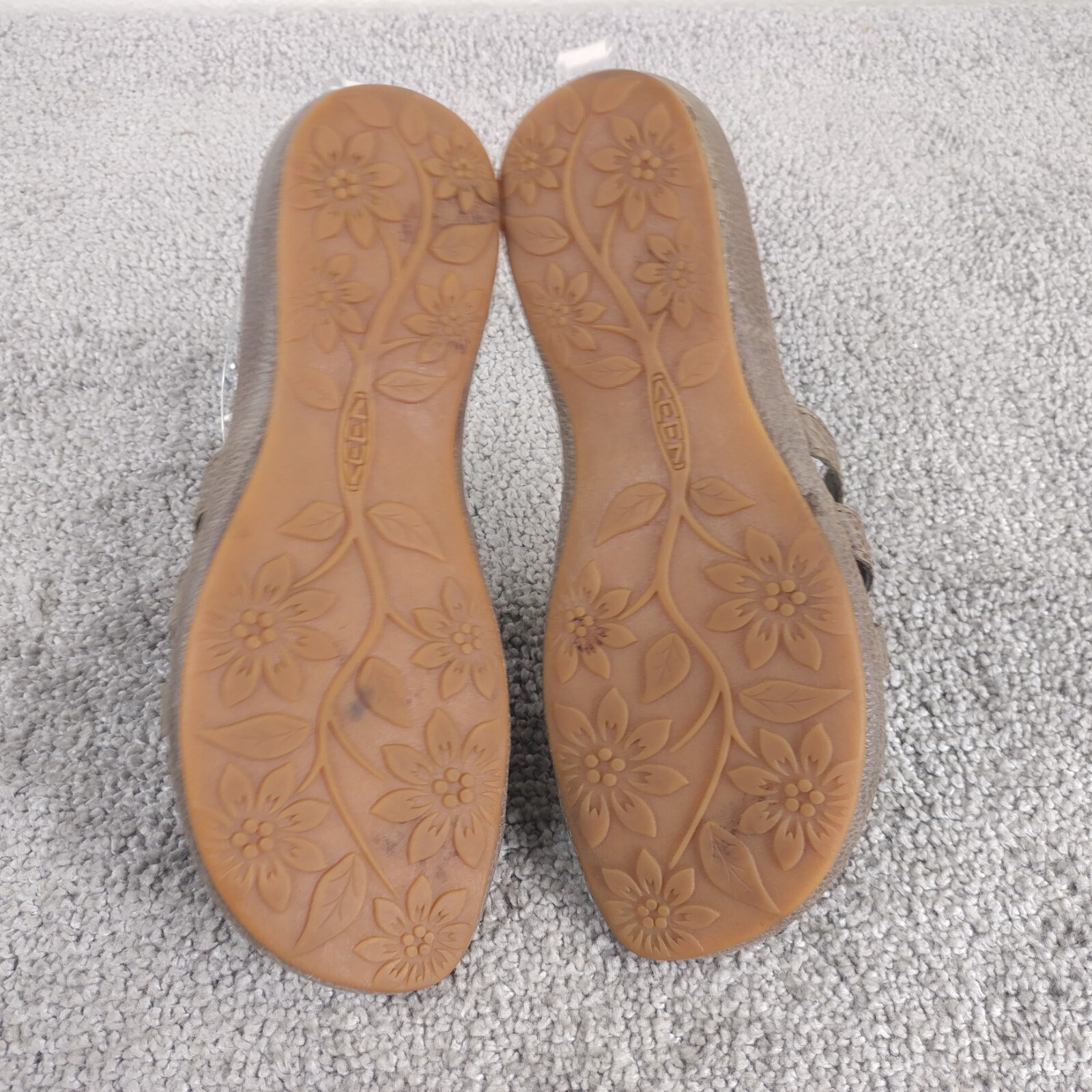 Sandali Keen donna taglia 6 scarpe slip on città delle palme pelle marrone