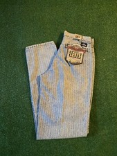 NWT Vintage 80s Levi's Acid Wash Silvertab Pleated Jeans 34 x 30 USA Made