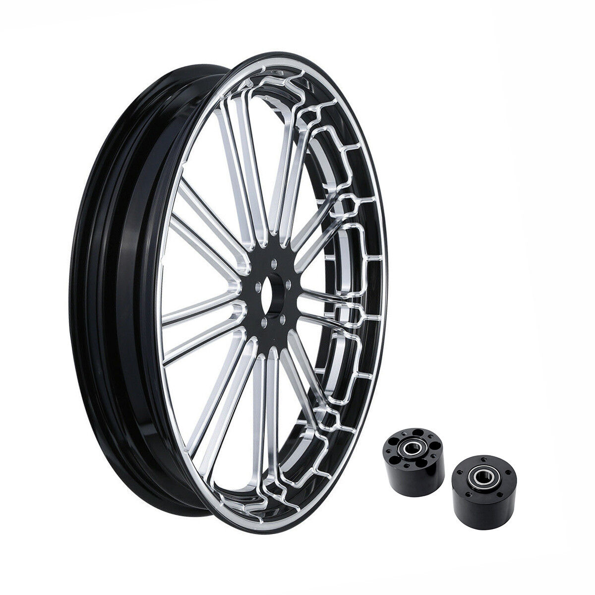 18''/21''/23''/26'' Vorne Rad Felge Wheel Hub Dual Disc Für Harley