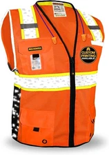 KwikSafety BIG KAHUNA DIGITAL Limited Edition Safety Vest ANSI OSHA Class 2 2XL