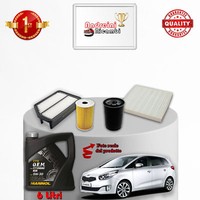 Inspektionskit Filter Und ÖL Kia Carens Iv 1.7 Crdi 100KW 136CV Von 2014->