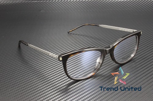 SAINT LAURENT SL 513 002 Round Oval Panthos Havana Silver 53mm Womens Eyeglasses - 第 3/5 張圖片