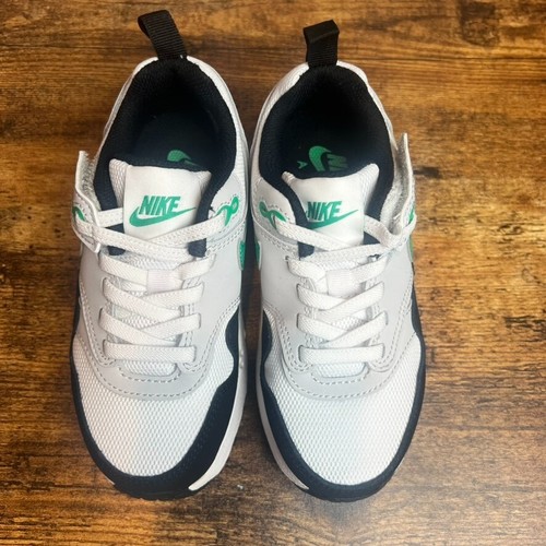Nike Air Max 1 EasyOn White Stadium Green Sneakers Size 10c DZ3308-108 - Picture 6 of 10