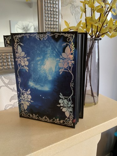 Fantasy mystisches Blumen holografisches Fotoalbum verzauberter Wald Feenbeute