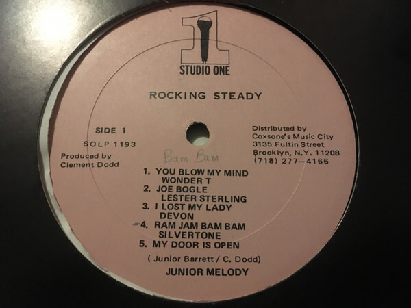 米LP Various Rocking Steady SOLP1193 Studio One /00260 LP VARIOUS Rocking Steady SOLP1193 Studio One US Vinyl | eBay