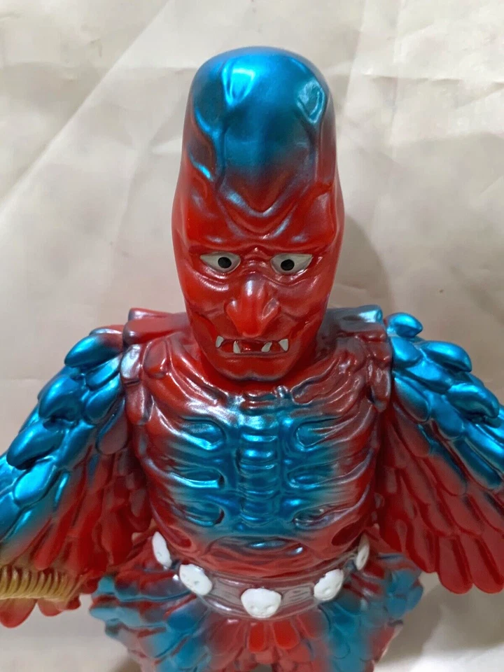 Boneco M1GO DAIMON 9" Sofubi Vinil Kaiju 1997 Japão 1 de 10 RARO - Imagem 2 de 4