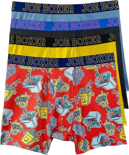 JOE BOXER MEN'S 4 PACK STRETCH BOXER BRIEFS MULTI COLORS & SIZES NWT - Picture 4 of 10