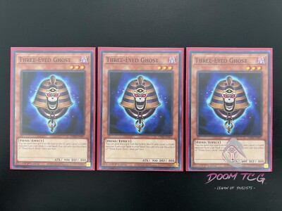 Yugioh! Three-Eyed Ghost PHNI-EN097 (Common) 1st Ed 3x