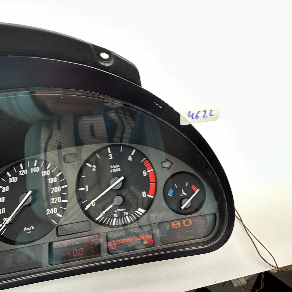 443 823 km Bmw e39 diesel speedometer instrument cluster  