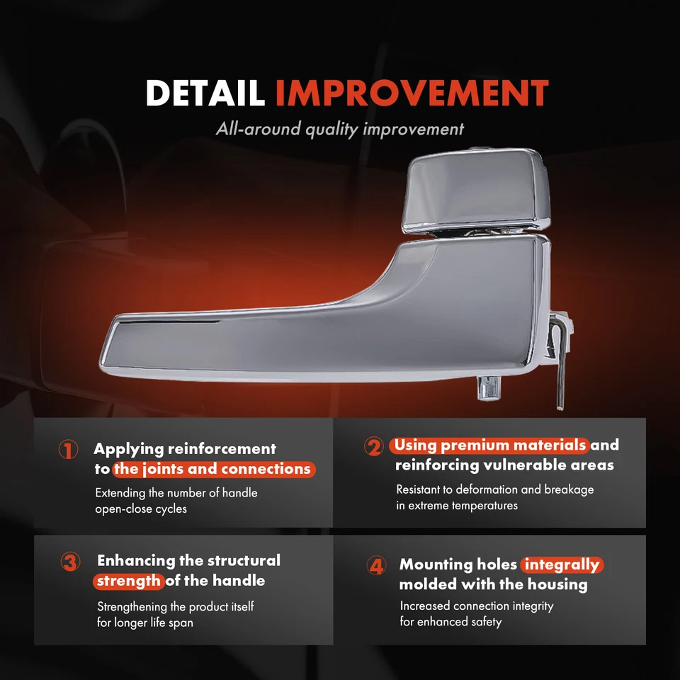 Manija de puerta interior cromada para pasajero delantero para Pontiac Montana 05-09 Chevy Foto 3 de 4