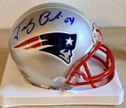 Tedy Bruschi Autographed Signed New England Patriots Mini Helmet JSA Certified