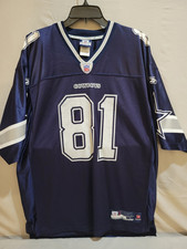 Reebok Dallas Cowboys Owens #81 Authentic NFL Jersey Large Navy
