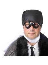 Adult's Aviator Pilot Hat And Goggles Costume Accessory Kit