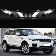 Pair For Land Rover Range Rover Evoque 2012-2019 Headlight Lens Shell Cover NEW
