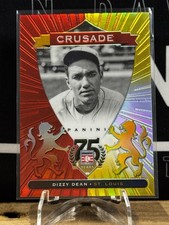 2014 Panini Hall of Fame Crusades Red /75 Dizzy Dean #25 HOF