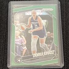2025 Panini Prizm WNBA- Green Prizm #109 Dorka Juhasz- Minnesota Lynx 