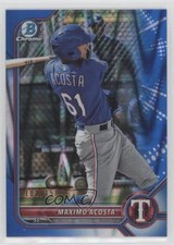 2022 Bowman Chrome Prospects Blue RayWave Refractor 102/150 Maximo Acosta 4a7