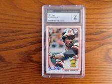 1978 Topps #36 EDDIE MURRAY Rookie Card SGC 6 Excellent-Near Mint ORIOLES RC. rookie card picture
