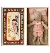 Maileg Little sister mouse in matchbox NEW