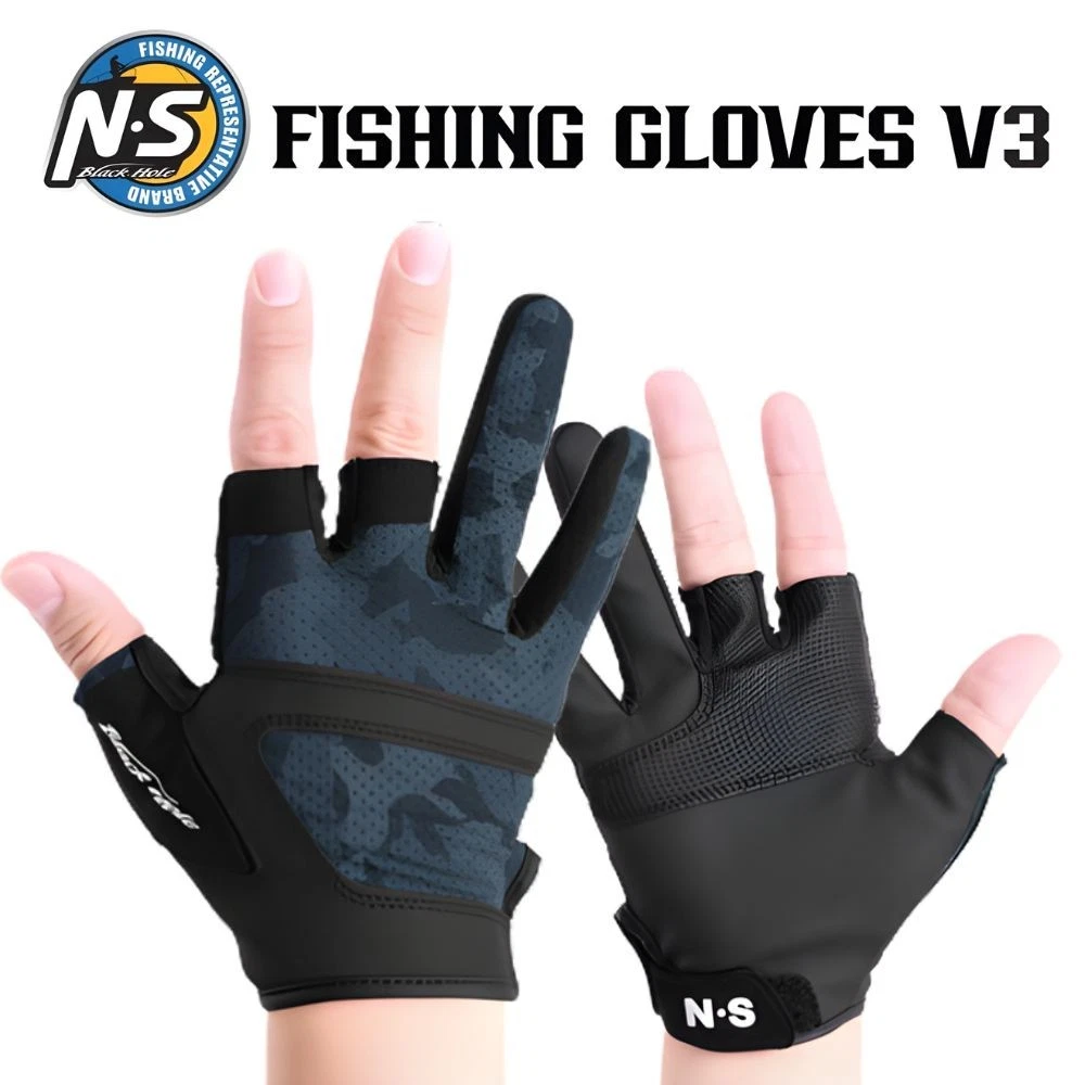 NS BLACK HOLE Precise Grip-Cool Mesh Fishing Gloves V3 3-Cut
Opens in a new window or tab