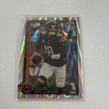 Topps Chrome Caleb Williams Rookie Raywave #52 Chicago Bears Football NFL 2025
