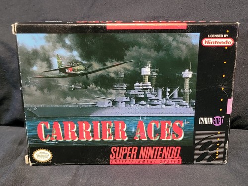 Carrier Aces (Super Nintendo, 1995) SNES mit Box & Handbuch - KOSTENLOSER VERSAND am nächsten Tag - Bild 13 von 20