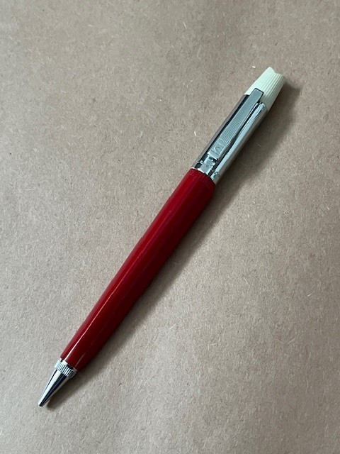 VINTAGE PARKER EVERSHARP MECHANICAL PENCIL ERASER IN BARREL MADE IN USA