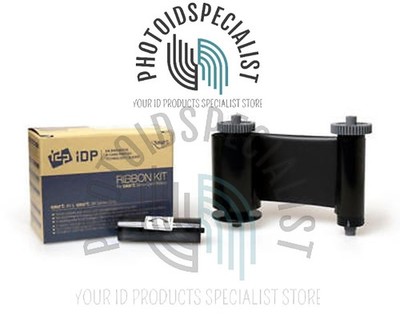 NEW IDP 659367 Black (K) Monochrome Ribbon Kit - 1200 Prints ***Free Shipping***