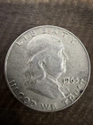 1963-D Franklin Half Dollar 50c 90% Silver Circulated Uncertified
