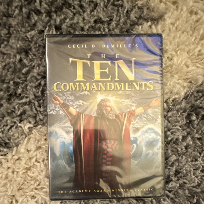 Cecil B. DeMille The Ten Commandments DVD G English Commentary Drama Heston