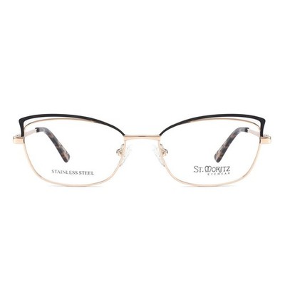 St. Moritz - Pescara - Womens Stainless Steel Eyeglass Frames - 53-17-135
